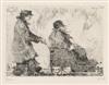 JEAN-ÉMILE LABOUREUR Group of 7 early etchings.